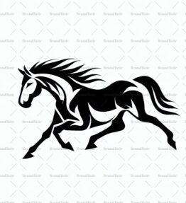 Galoppierendes Pferd